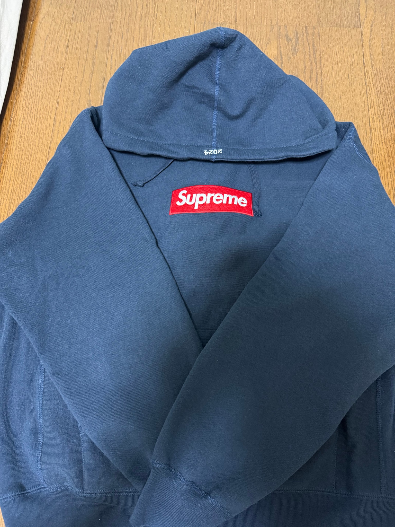 Supreme Box Logo Hooded Sweatshirt "Navy" (24FW)