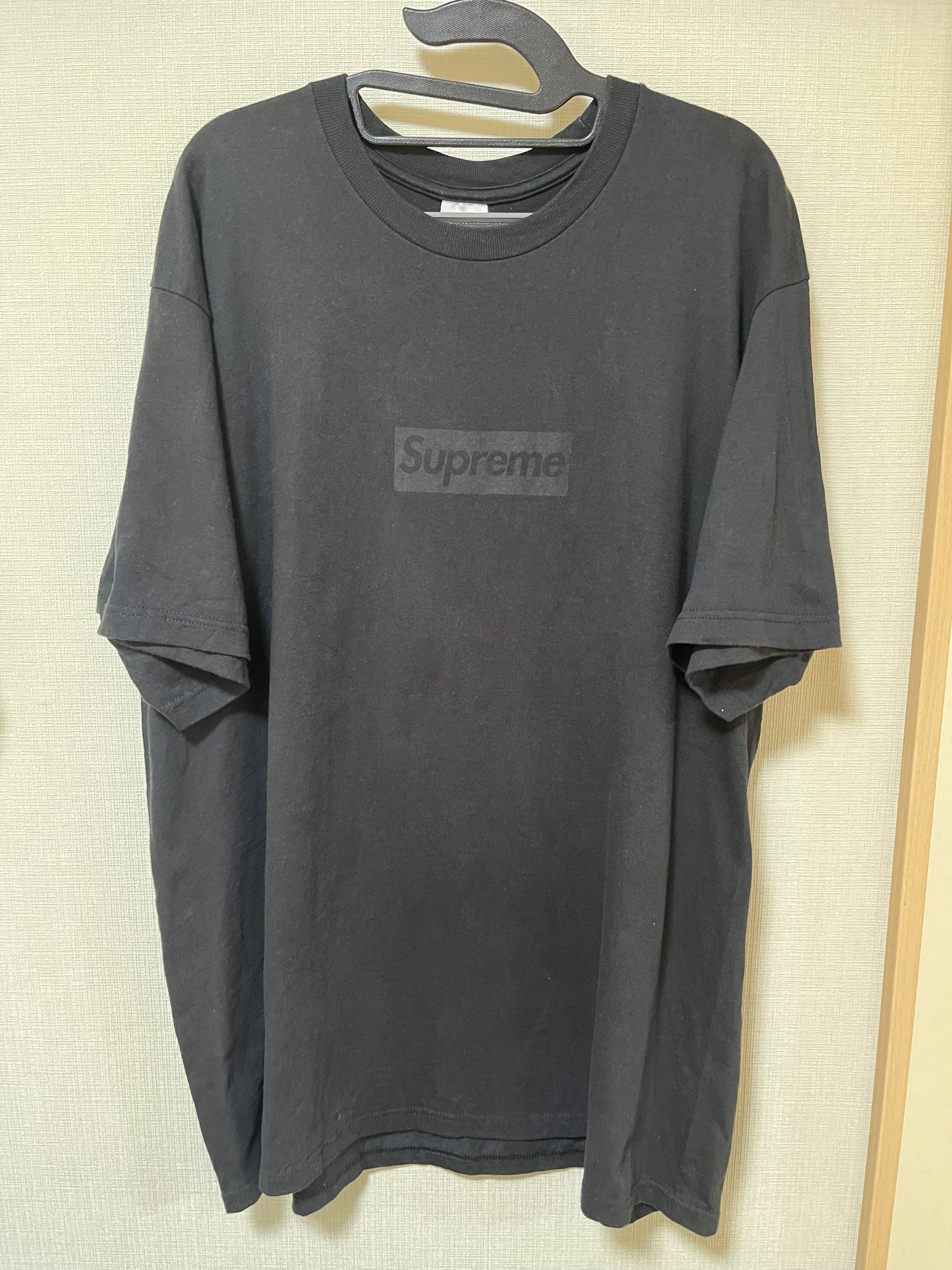Supreme Tonal Box Logo Tee "Black"