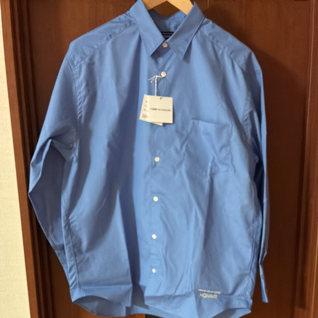 COMME des GARCONS HOMME Cotton Broad Shirts SAX