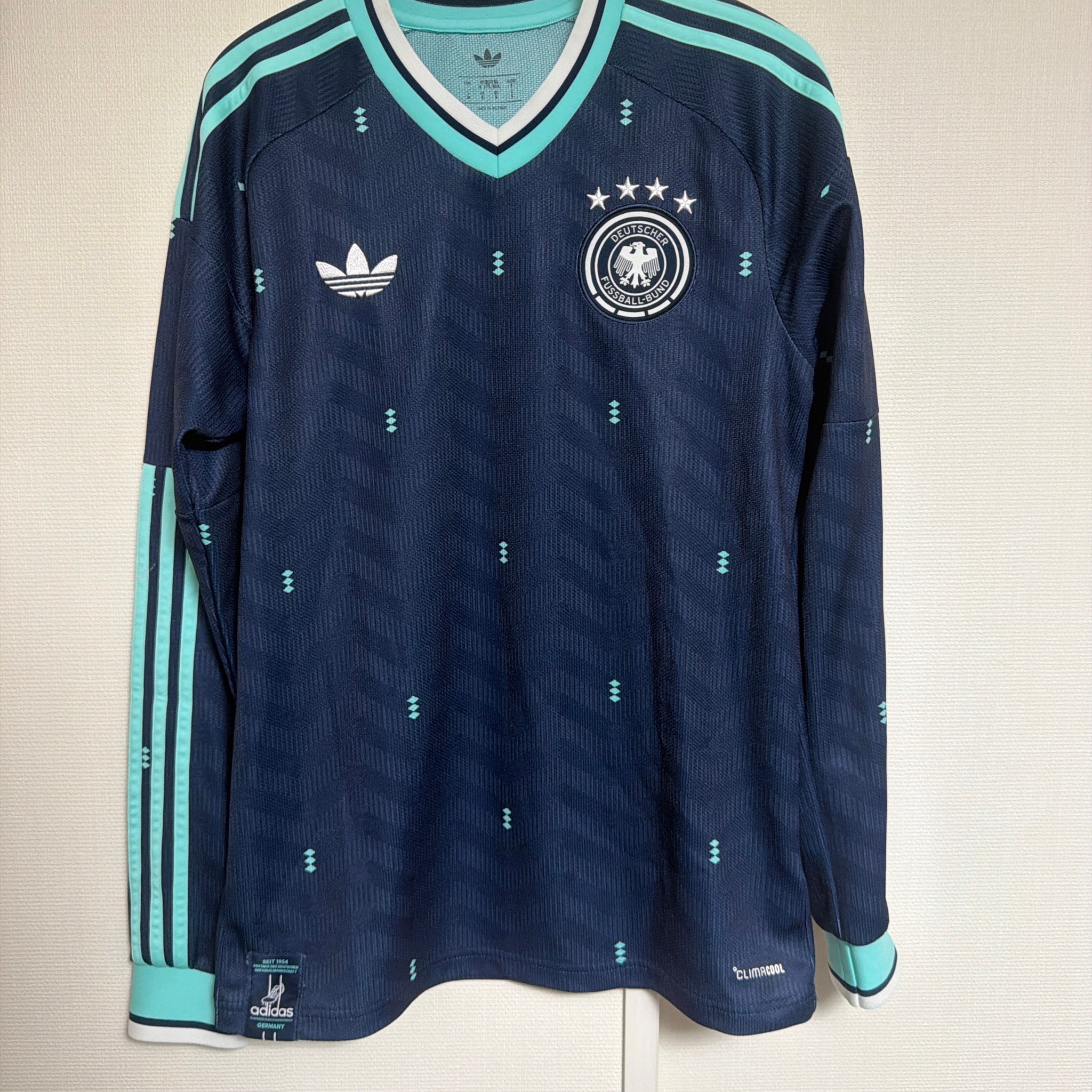 adidas Soccer Germany 2026 Away Authentic Long Sleeve Jersey "College Navy"