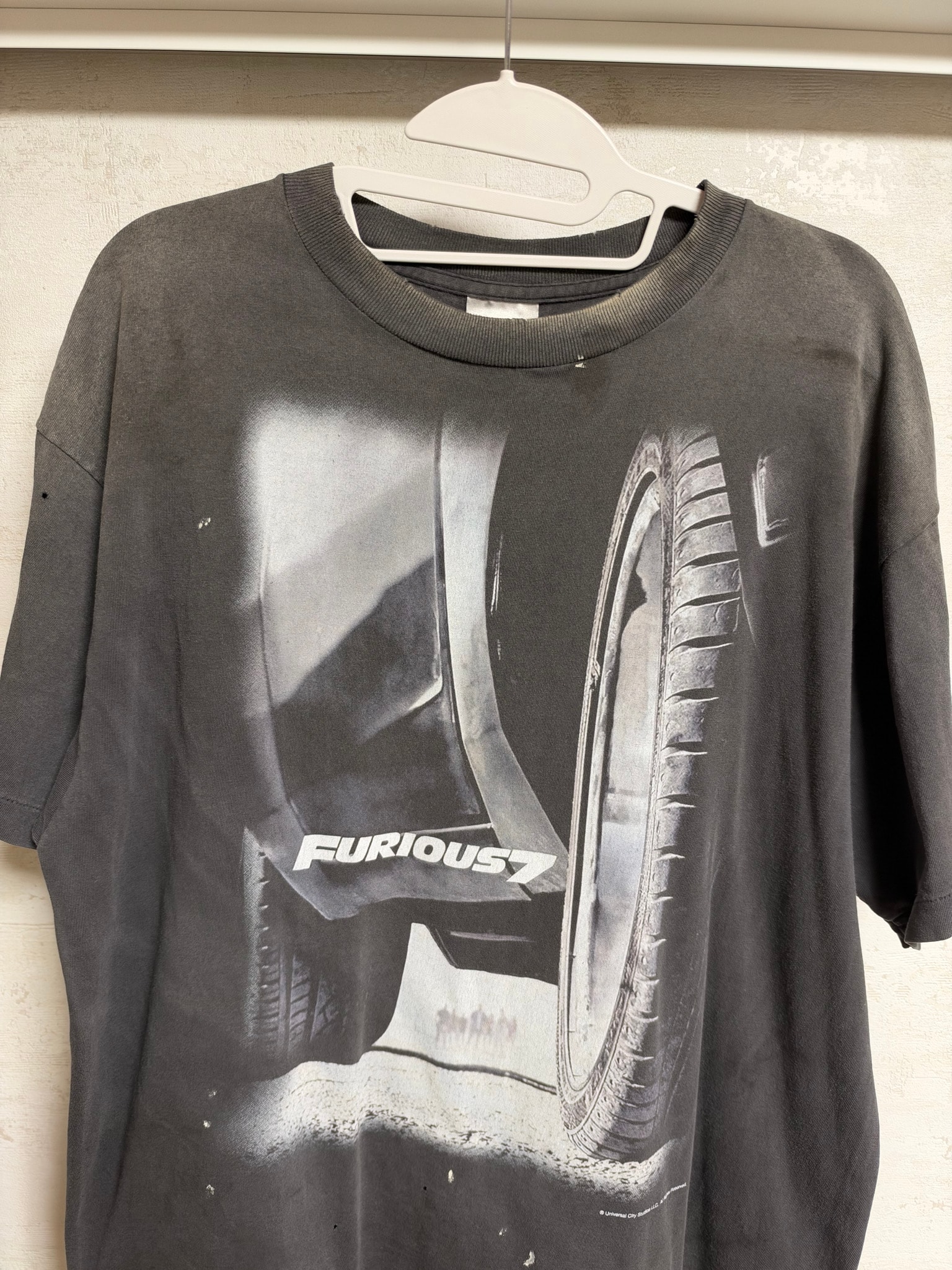 SAINT Mxxxxxx x FAST AND FURIOUS SS Tee Furious 7 "Black"