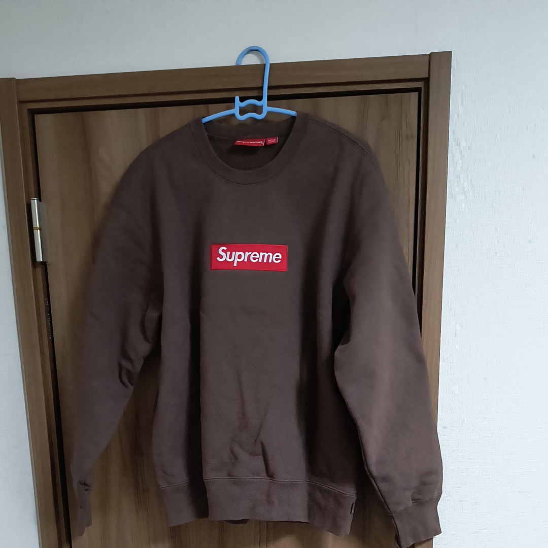 Supreme Box Logo Crewneck "Brown" (22FW)