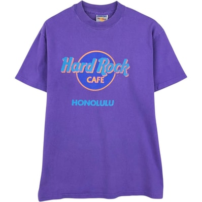 古着 ヘインズ Hanes BEEFY-T HARD ROCK CAFE ハードロックカフェ アドバタイジングTシャツ USA製 メンズM相当/eaa654246