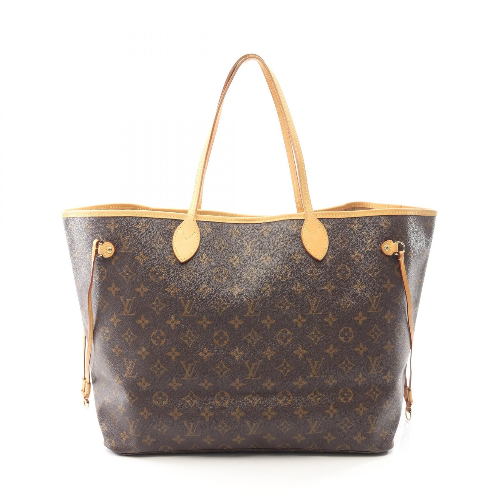 ルイ・ヴィトン LOUIS VUITTON ネヴァーフルGM モノグラム トートバッグ バッグ PVCコーティングキャンバス レザー レディース ブラウン系 M40157 【中古】