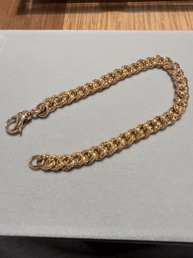 Chrome Hearts 22K Extra Fancy Mini 8 Bracelet "Yellow Gold"