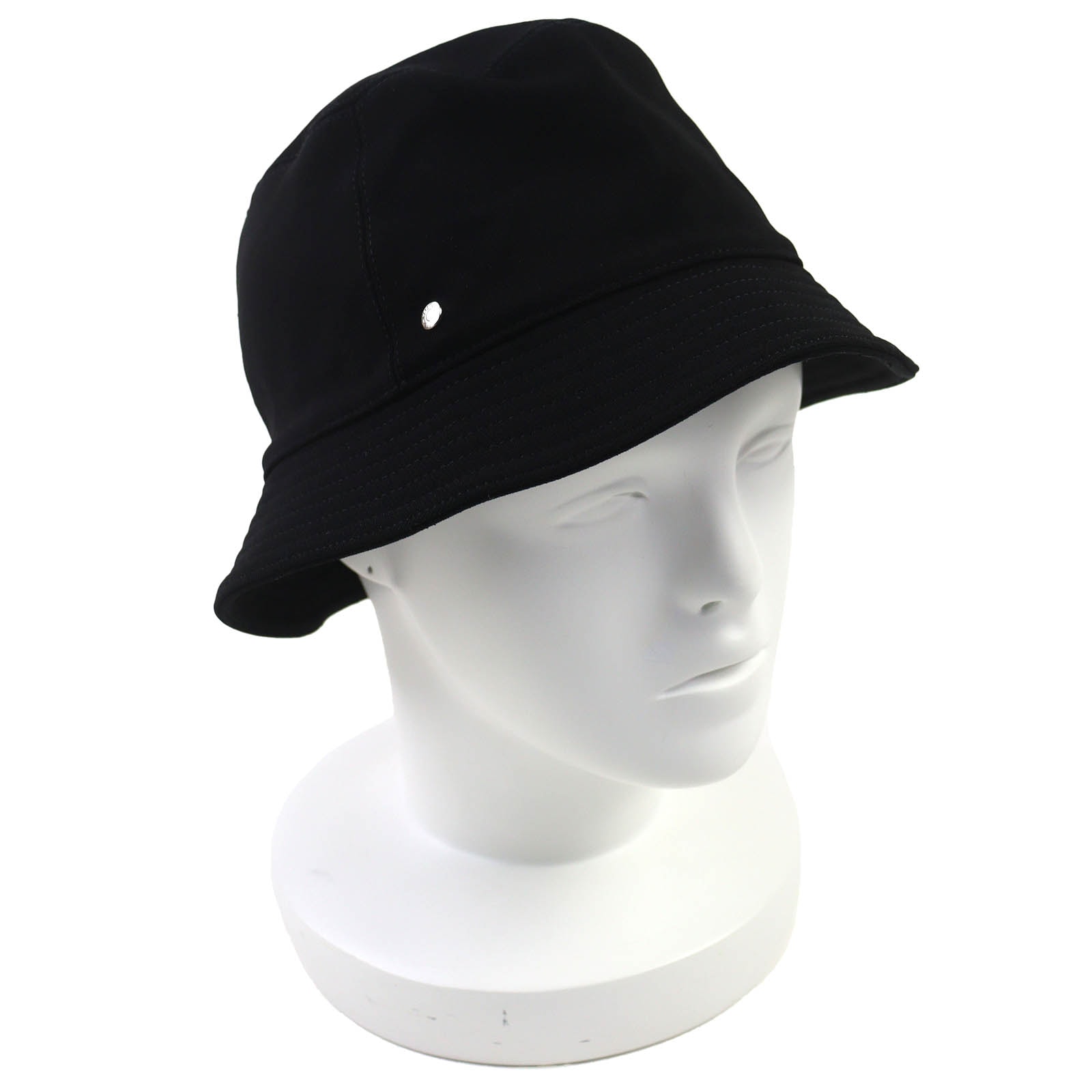 美品 エルメス カルヴィ ミラノジャージー セリエボタン バケットハット 57