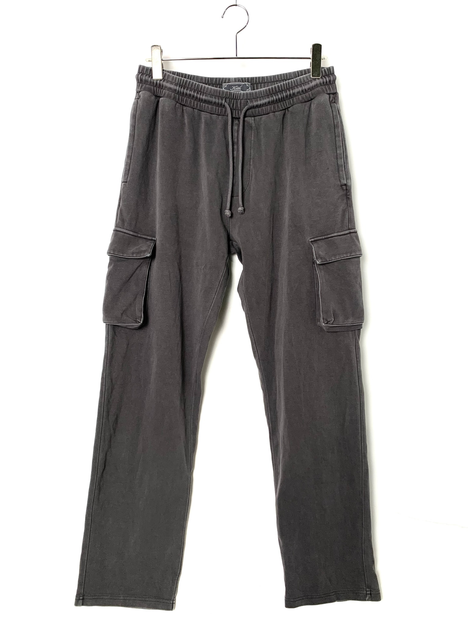 KITH Washed Cargo Sweat Pants Grey