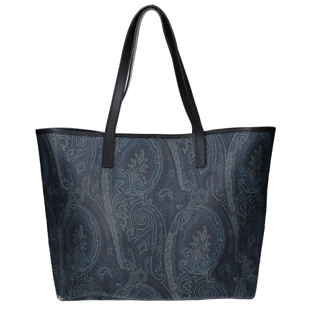 エトロ ペイズリー柄 PVC レザー