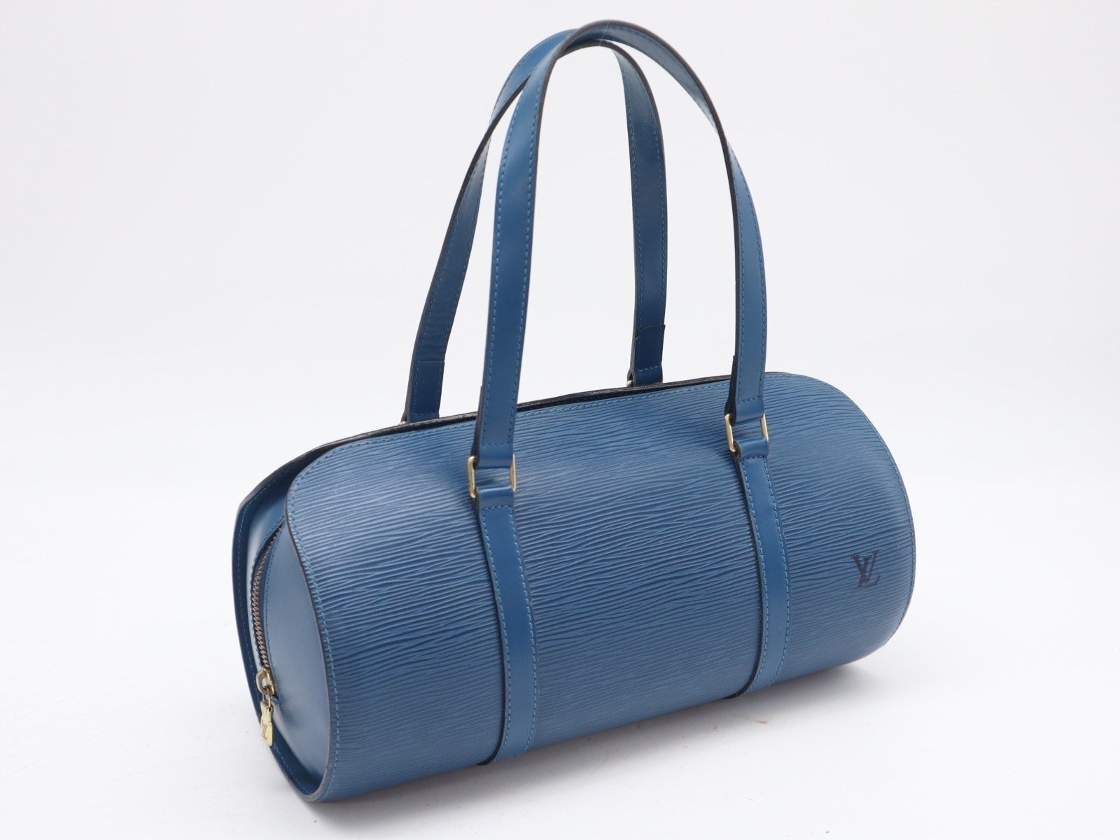 LOUIS VUITTON ルイ・ヴィトン エピ スフロ トレドブルー M52225 ハンドバッグ ブルー カーフレザー レディース