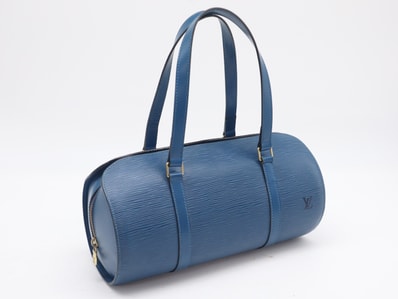 LOUIS VUITTON ルイ・ヴィトン エピ スフロ トレドブルー M52225 ハンドバッグ ブルー カーフレザー レディース
