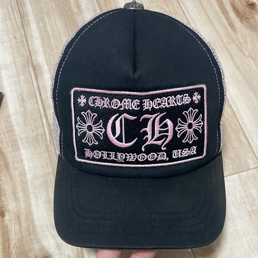 傷や汚れあり】クロムハーツ トラッカー キャップ CH 