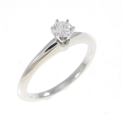 ティファニー クラシックソリティア リング 0.23CT F VVS1 3EXT