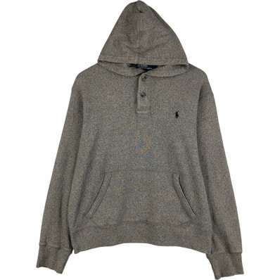 古着 ラルフローレン Ralph Lauren POLO by Ralph Lauren スウェットハーフボタンパーカー メンズM相当/eaa595319