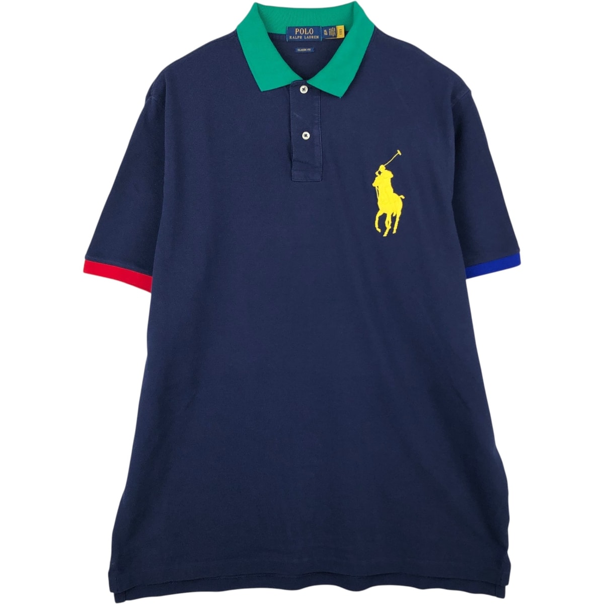古着 ラルフローレン Ralph Lauren POLO RALPH LAUREN CLASSIC FIT ビッグポニー 半袖 ポロシャツ メンズXL相当/eaa622731