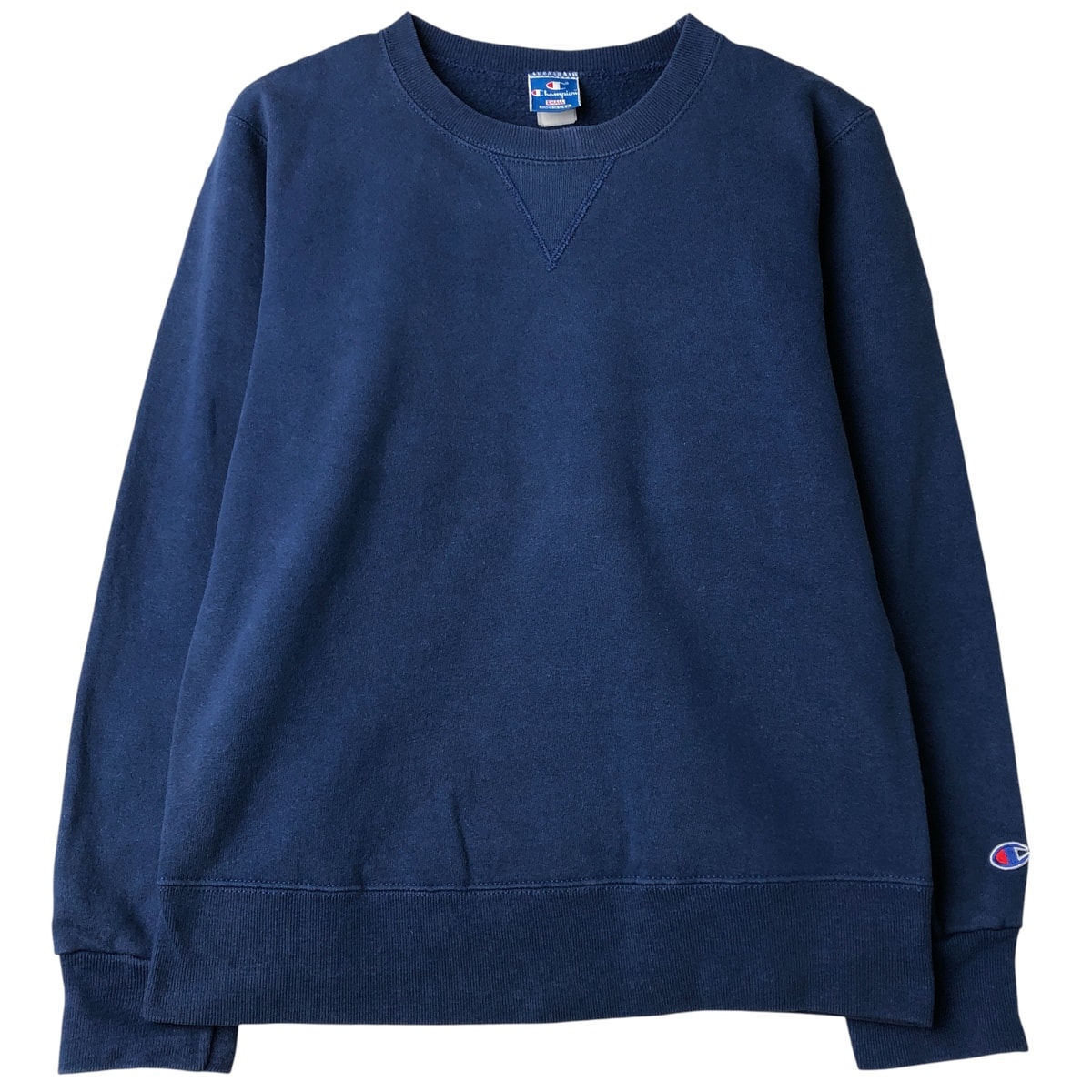 古着 90年代 チャンピオン Champion 目無し 無地 ブランクスウェットシャツ トレーナー USA製 メンズS相当 ヴィンテージ/eaa419097