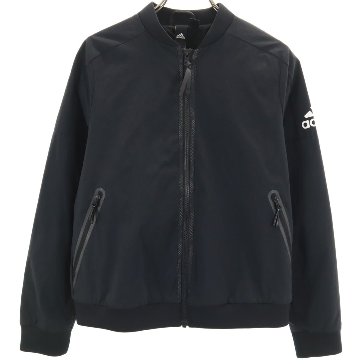 adidas アディダス ジップジャケット S ブラック 裏メッシュ