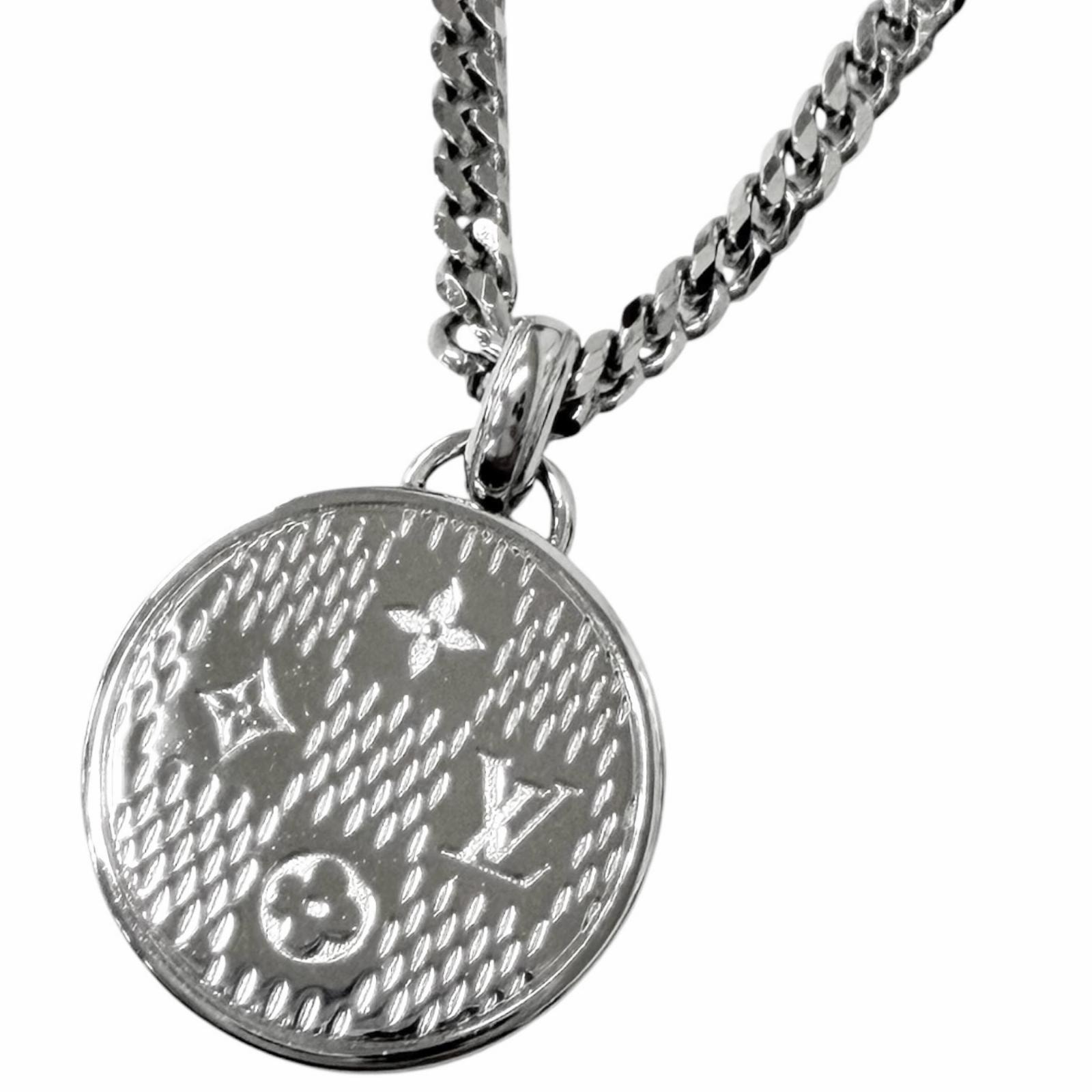A (未使用に近い)】極美品 ルイヴィトン ネックレス ペンダント ダミエ