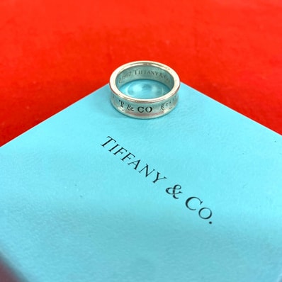 TIFFANY&Co. ティファニー ナロー リング シルバー925 リング・指輪 15号 シルバー
152-9