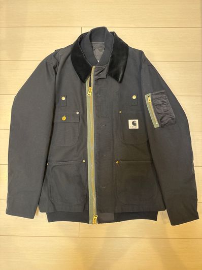 Carhartt WIP x sacai Canvas MA-1 Jacket Michigan "Black"