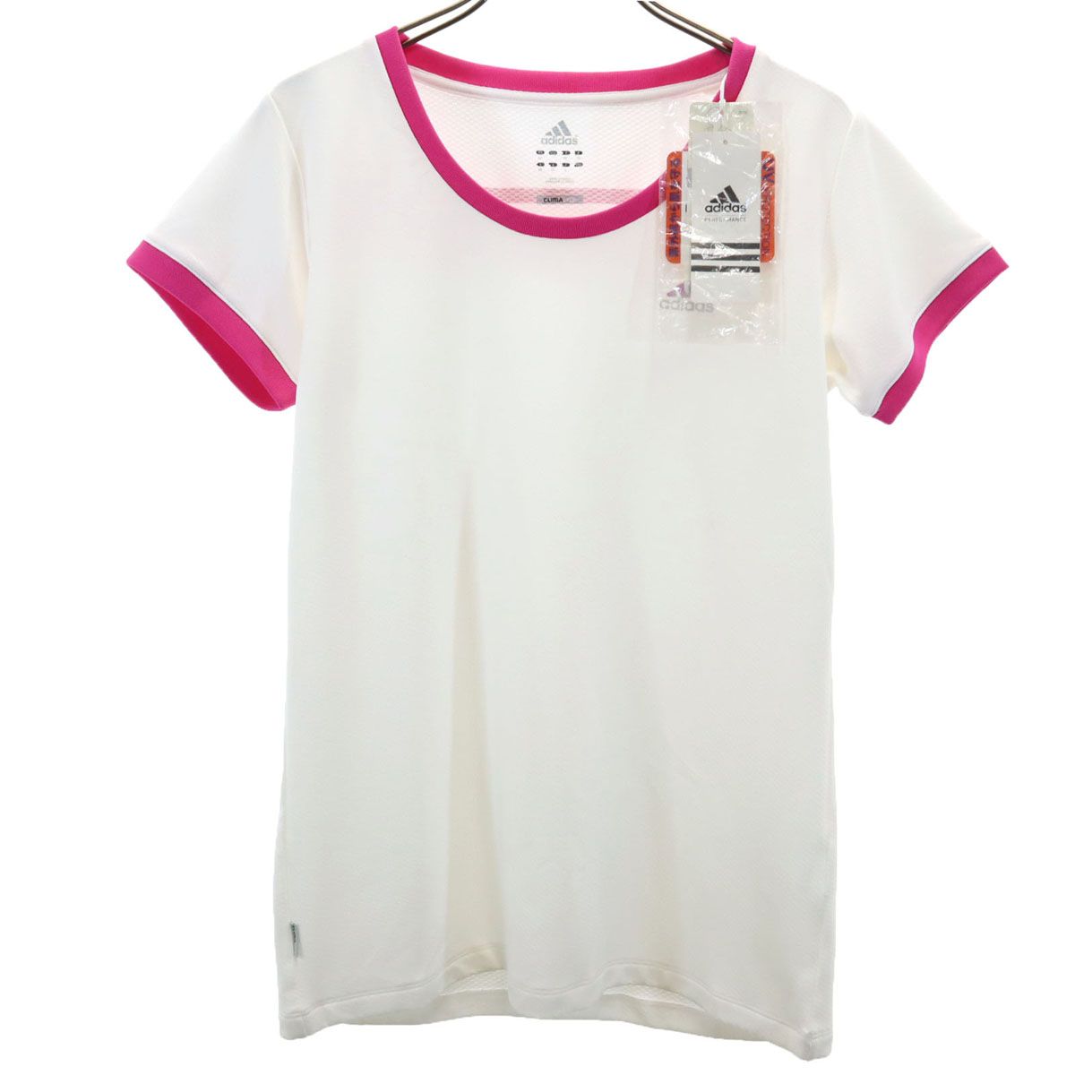未使用 adidas トレーニング 半袖 リンガー シャツ