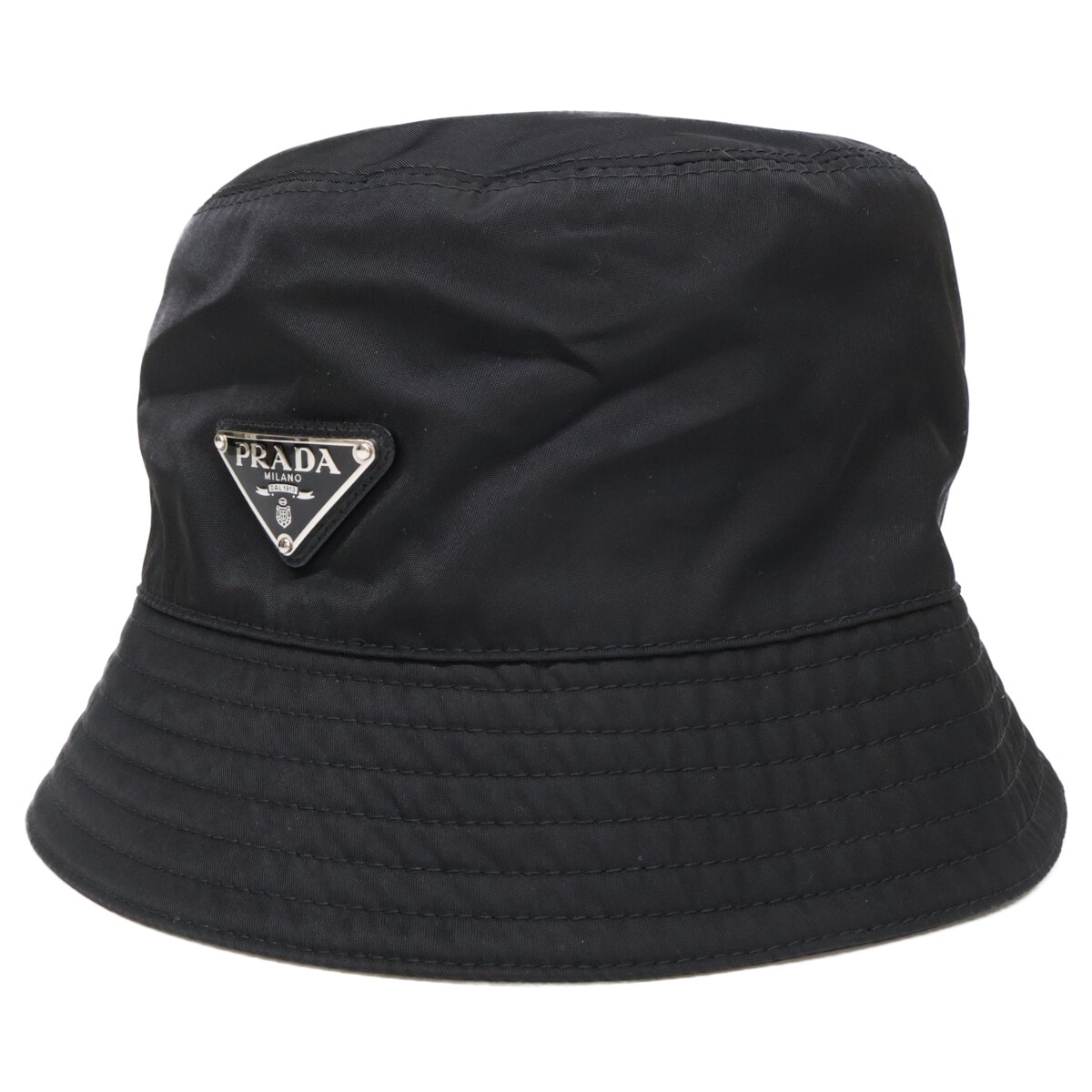 プラダ 【美品/国内正規】2HC137 2DMI Re-Nylon ナイロン バケットハット XL