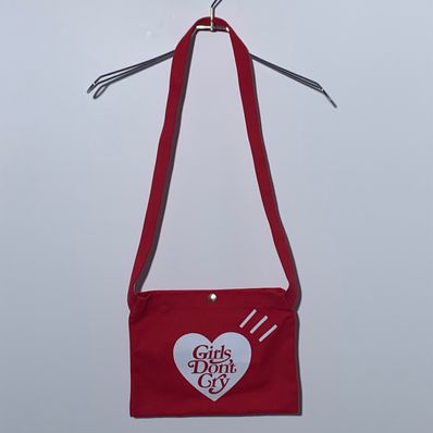 HUMAN MADE Girls Don't Cry Satchel "Red" / VERDY