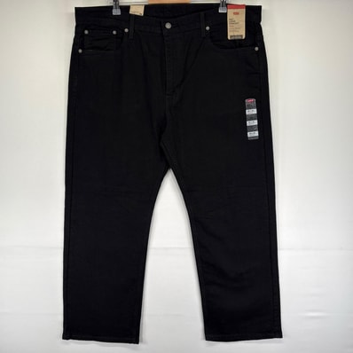 古着 デッドストック リーバイス Levi's デニム パンツ タグ付き 569 ジーパン ストレート ジッパーフライ W40 L30 ブラック系 メンズ