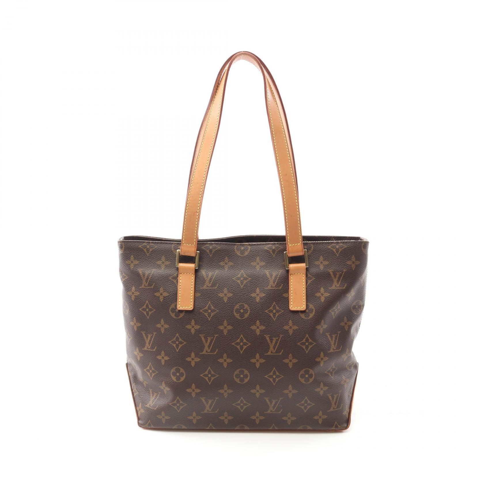 ルイ・ヴィトン LOUIS VUITTON カバピアノ ショルダーバッグ バッグ PVCコーティングキャンバス レザー モノグラム レディース ブラウン系 M51148 【中古】