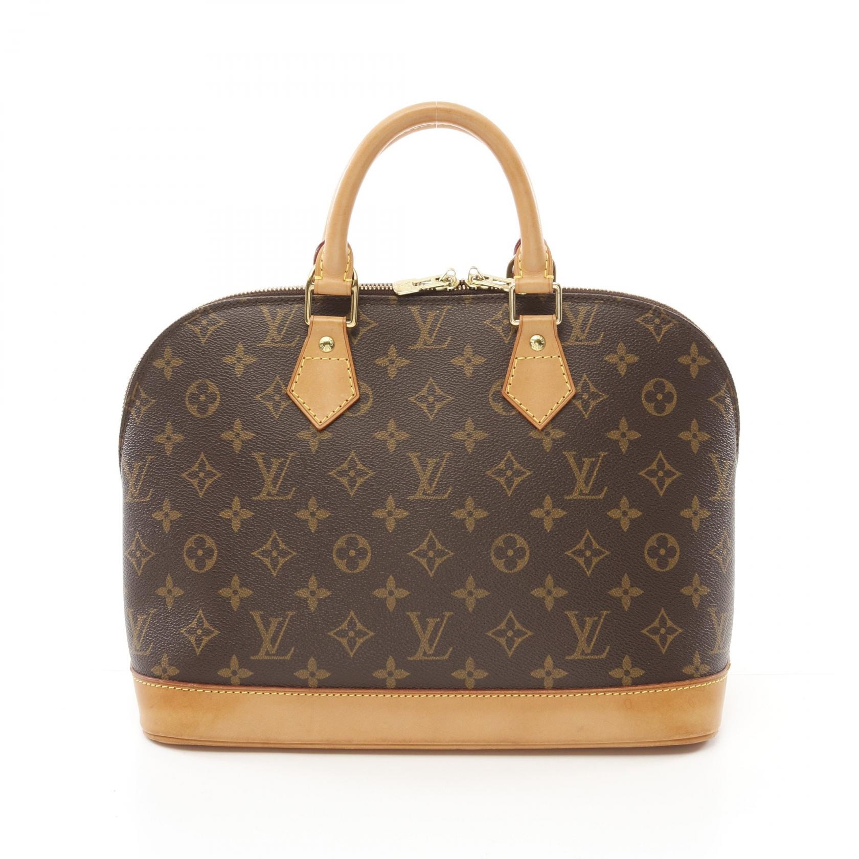 ルイ・ヴィトン LOUIS VUITTON アルマPM モノグラム ハンドバッグ バッグ PVCコーティングキャンバス レザー レディース ブラウン系 M51130 【中古】