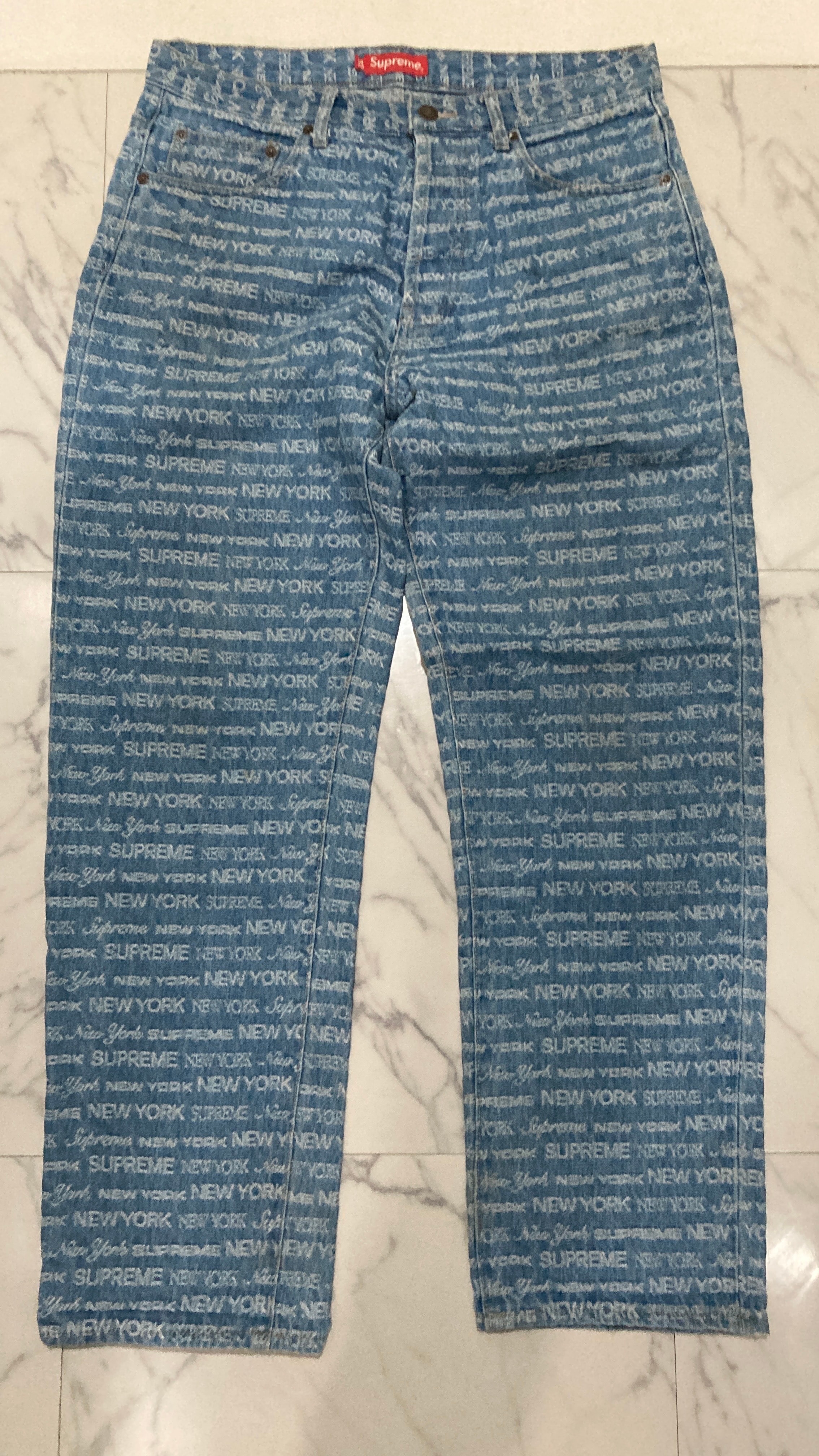 服/ファッション Supreme - Multi Type Jacquard Regular Jean #A Supreme - Supreme Multi Type Jacquard Regular Jeanの通販 by