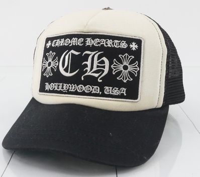 Chrome Hearts Trucker Cap CH "Black/White"