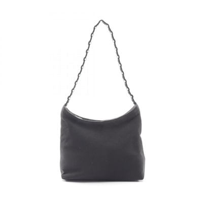 サルヴァトーレフェラガモ Salvatore Ferragamo ヴァラ ショルダーバッグ バッグ キャンバス レザー レディース ブラック系 21 8801 【中古】