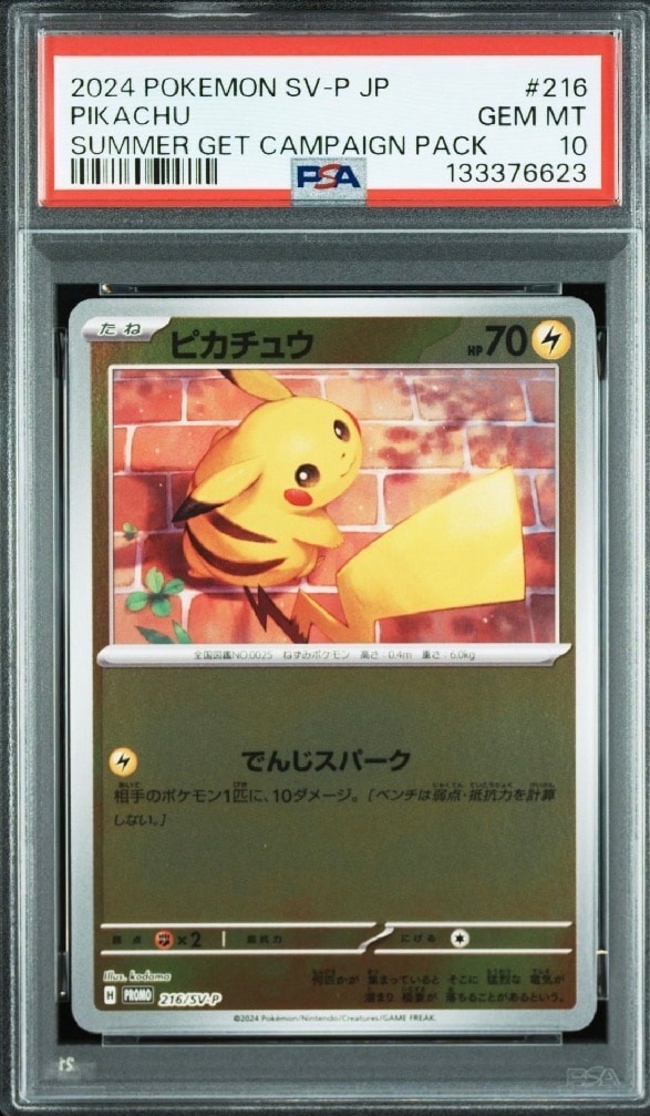 ピカチュウ P [SV-P 216](プロモカードパック「ポケカの夏がキタ!プロモカードGetキャンペーン!」)