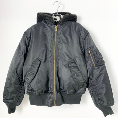 Supreme Faux Fur Reversible MA-1 "Black"