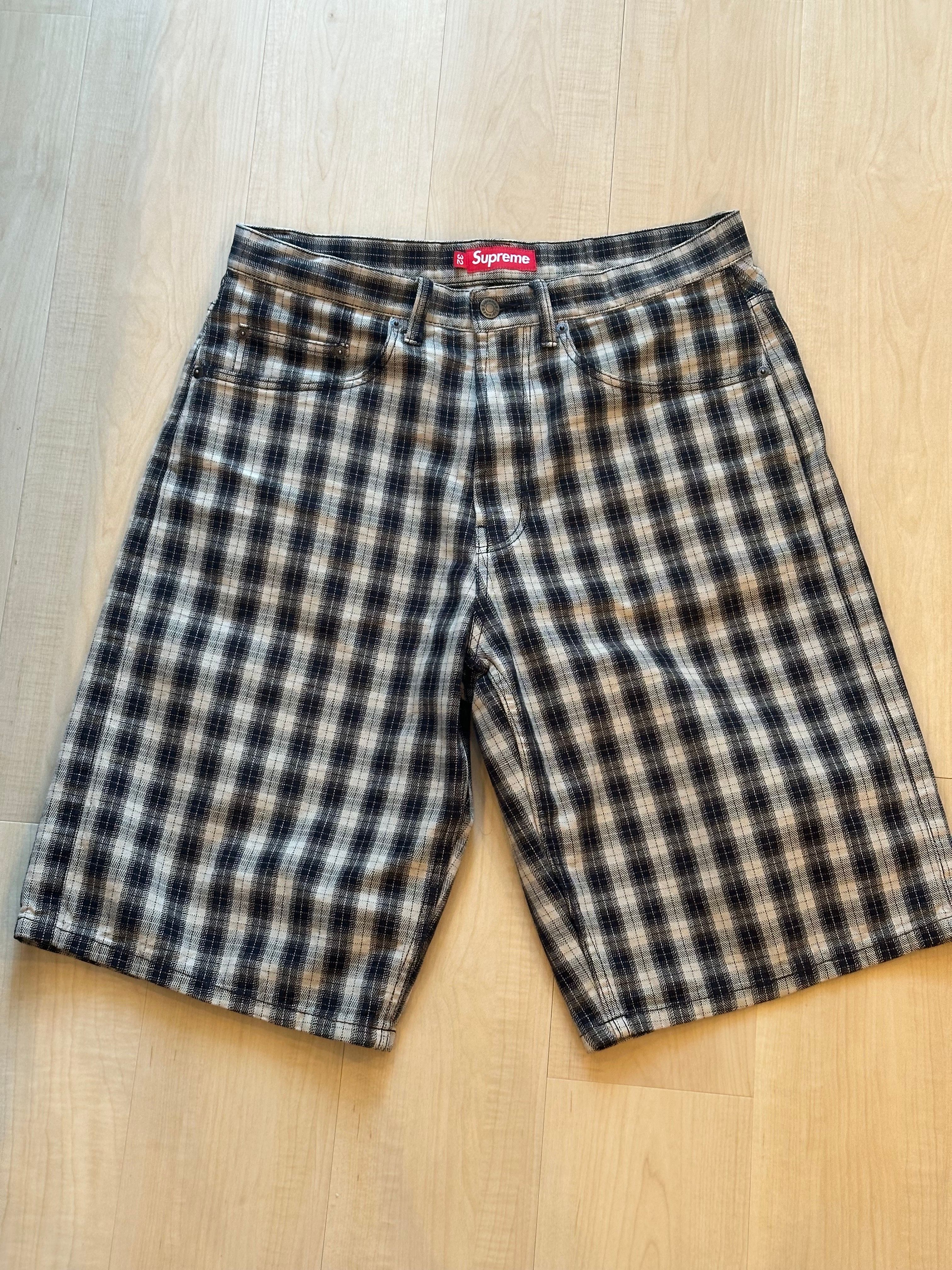 Supreme Plaid Baggy Short 