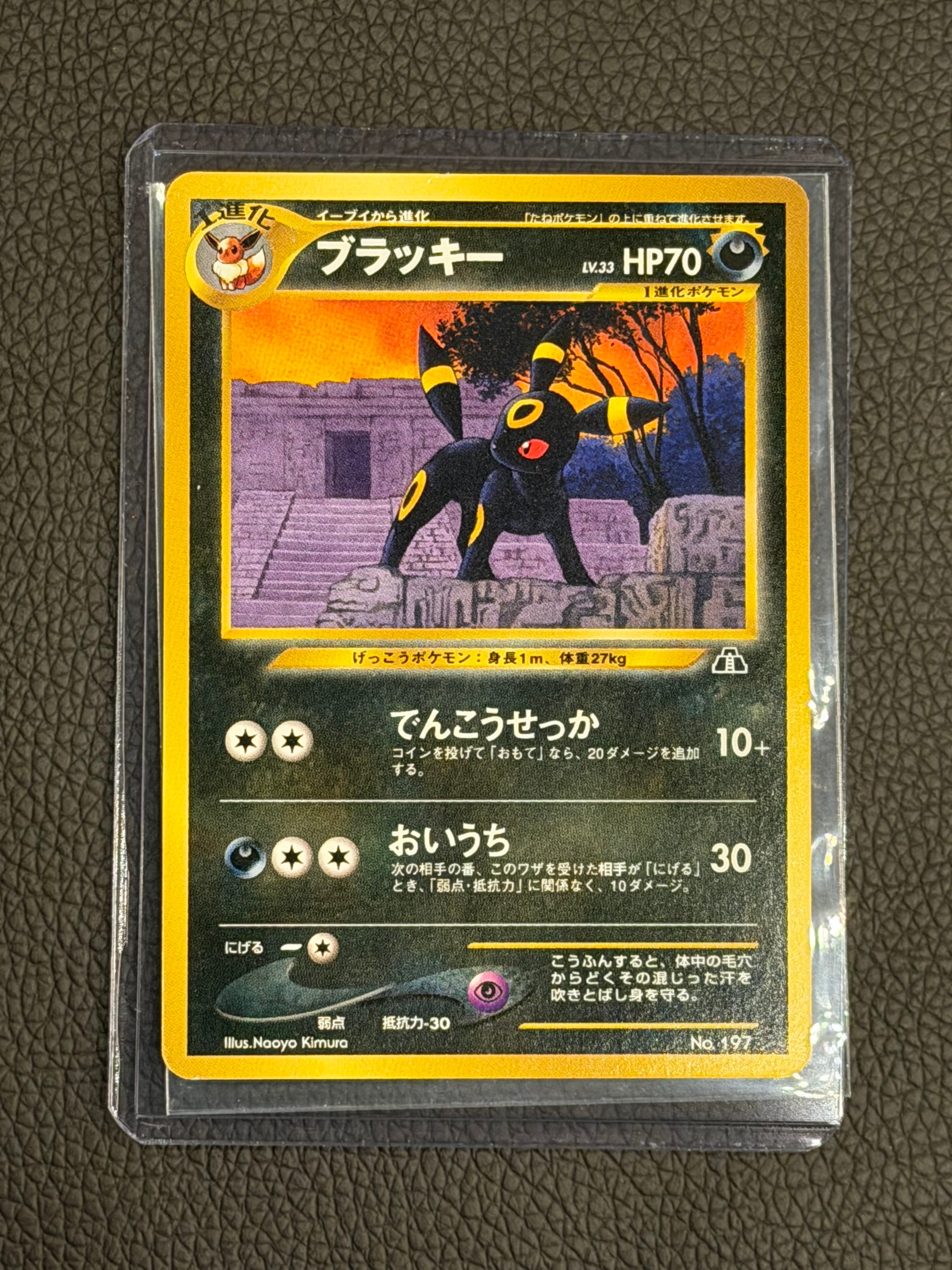 PSA10ブラッキープレミアムファイル2: 旧裏[neoP2 No.197