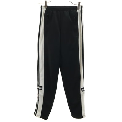 adidas アディダス ロングジャージパンツ XS ブラック系 3ライン