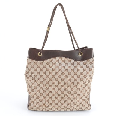 ■美品 グッチ GGキャンバス 109141 トート バッグ