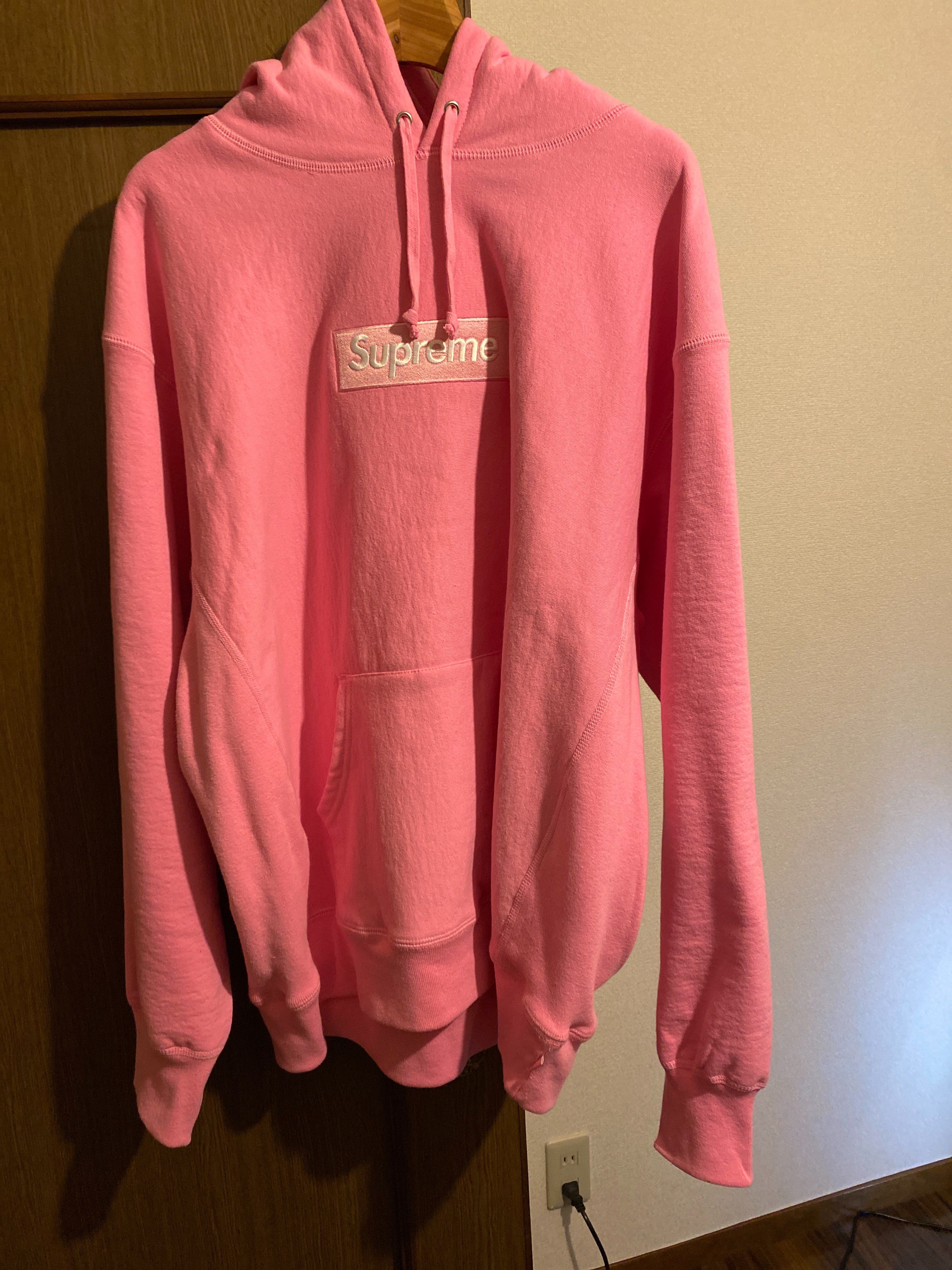 Supreme Box Logo Hooded Sweatshirt "Pink" (21FW)