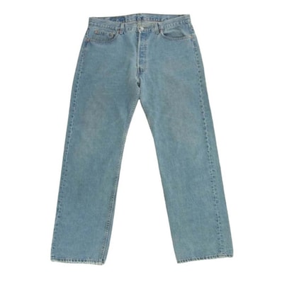 Levi's リーバイス デニムパンツ 90s USA製 501 デニム パンツ インディゴブルー系 W38【中古】