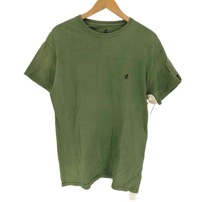 ロゴ刺繍 クルーネック S/S Tシャツ【1141186445861】