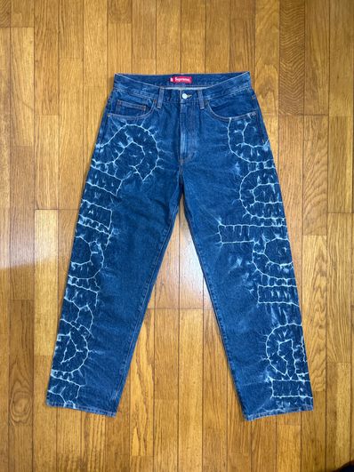 Supreme Shibori Loose Fit Jean "Rigid Indigo"
