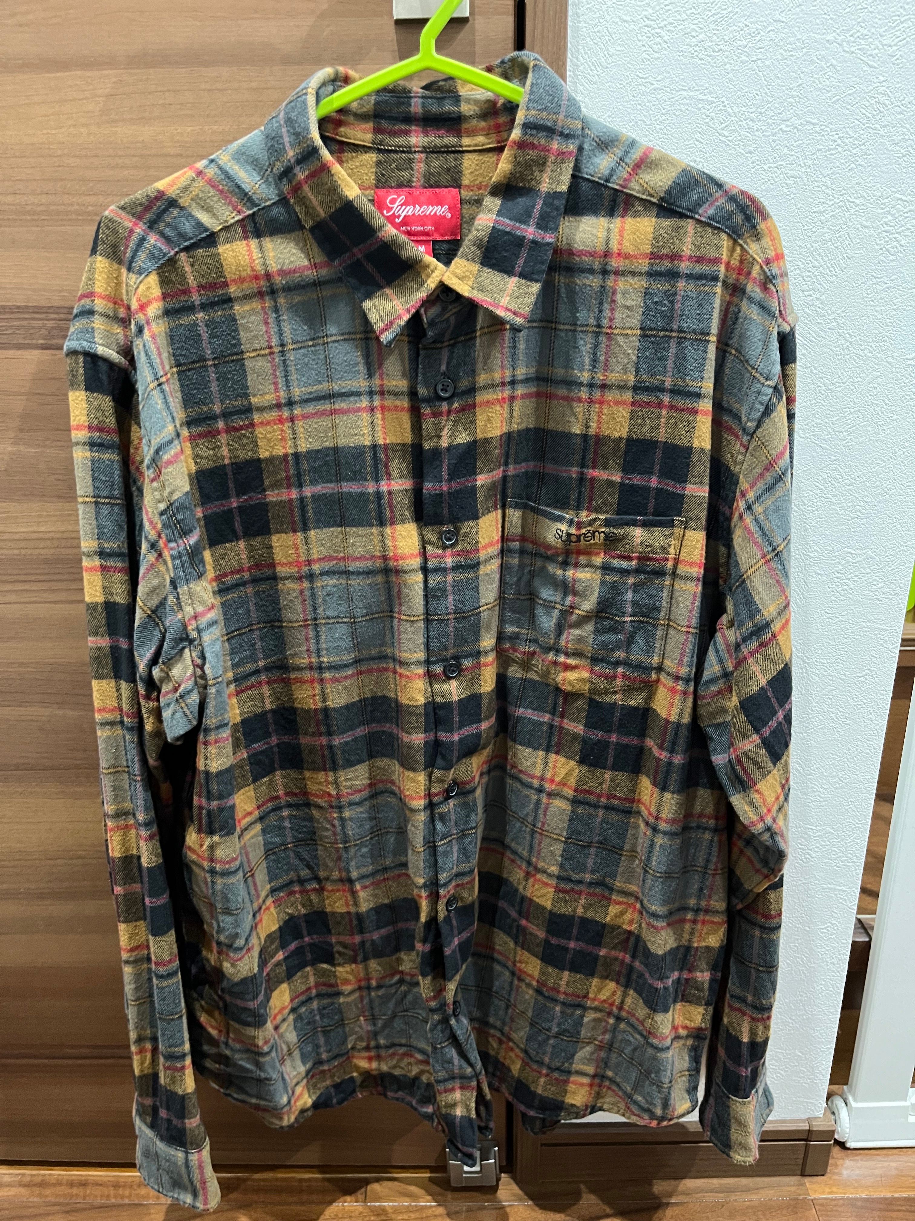 Supreme Plaid Flannel Shirt "Black" (22FW)