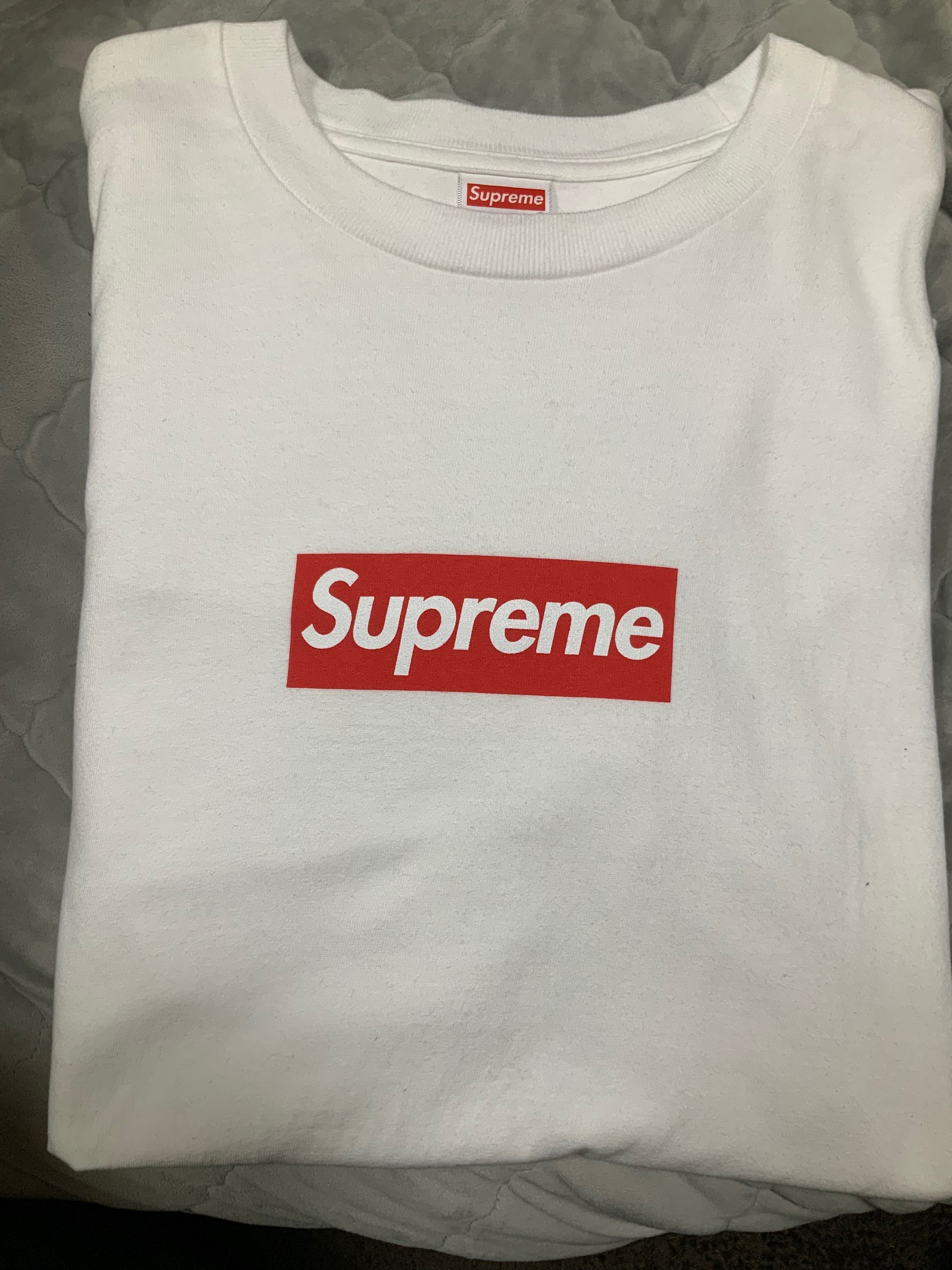 Supreme Box Logo L/S Tee "White"
