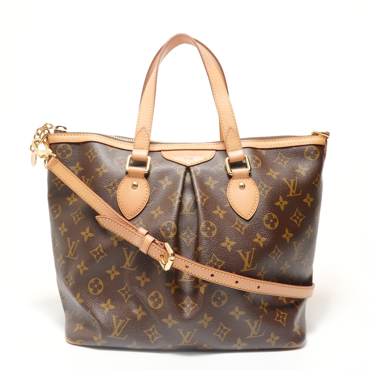 ヴィトン LV 2011年製 ダミエ パレルモPM ハンドバッグ【中古】