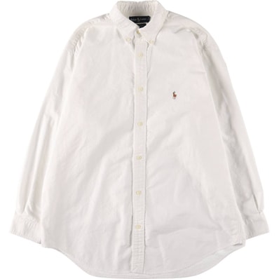 古着 ラルフローレン Ralph Lauren YARMOUTH 長袖 ボタンダウンシャツ メンズL相当/eaa532225