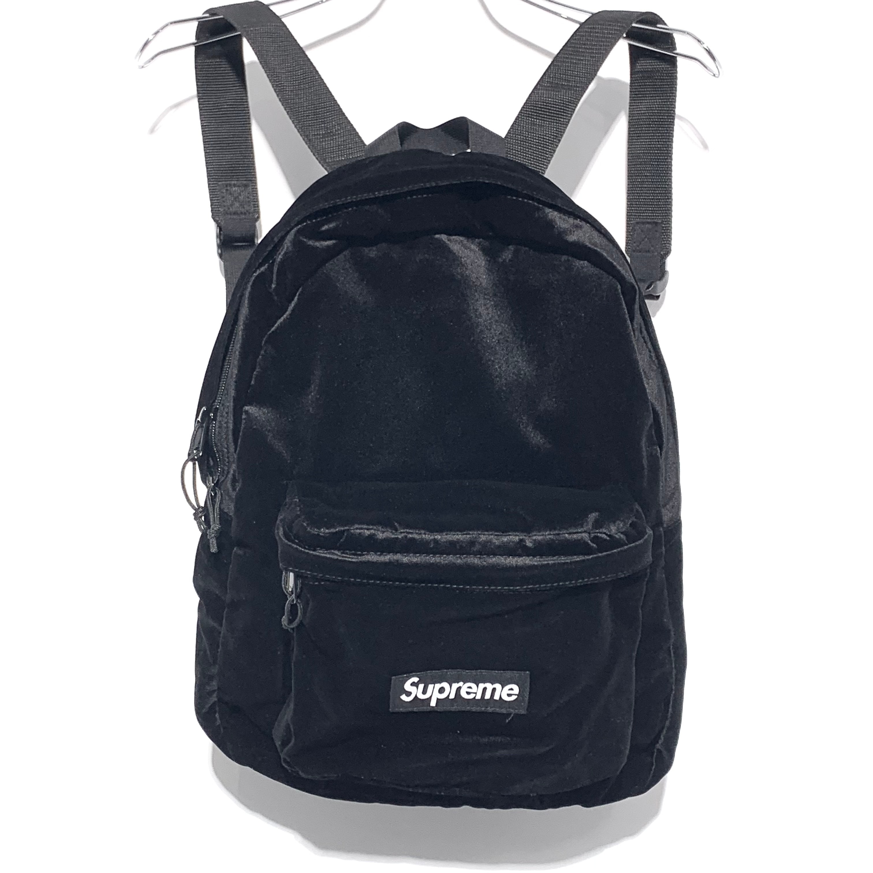 Supreme Velvet Backpack "Black"