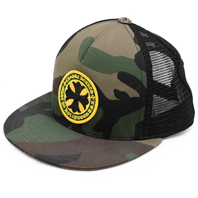 Chrome Hearts Trucker Cap Camo "Black/Khaki"
