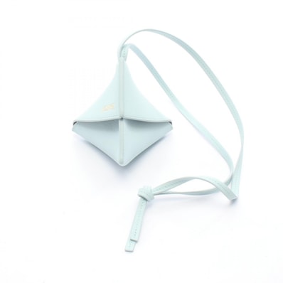 ロエベ LOEWE パズルフォルド チャーム チャーム アクセサリー レザー レディース ブルー系 【中古】