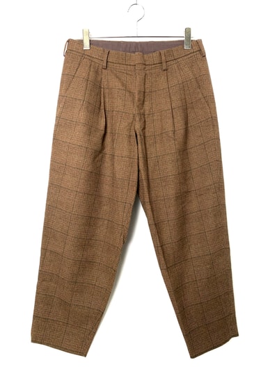 kolor Polyester Wool Pants "Brown"